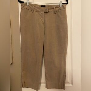 The Limited Drew Fit Beige Cropped Trousers size 8